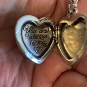 Brighton heart locket necklace